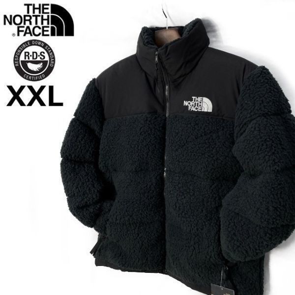 1円～!売切!【正規新品】THE NORTH FACE SHERPA NUPTSE JACKET ダウンジャケット ヌプシ キャンプ シェルパフリース 防寒(XXL)黒190122-175_画像2