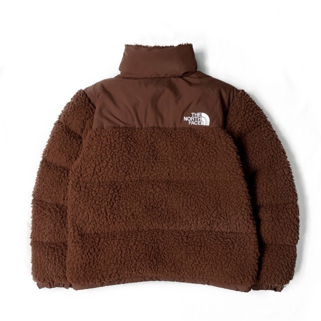 1円～!売切!【正規新品】THE NORTH FACE SHERPA NUPTSE JACKET ダウンジャケット ヌプシ モコモコ シェルパフリース ボア(XXL)茶190122-175_画像8