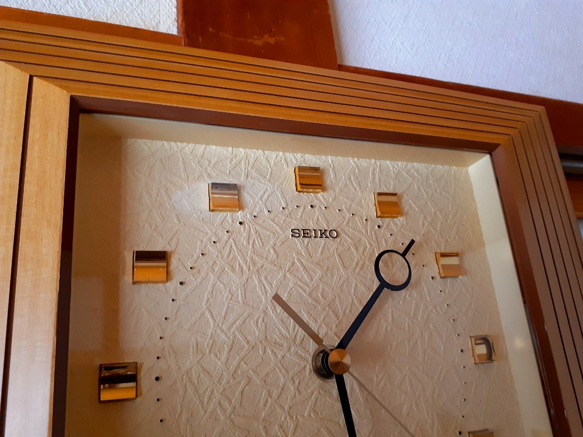 70's　SEIKO　トランジスタ　掛け時計　ミッドセンチュリー　ビンテージ　レトロ　カフェ_画像7