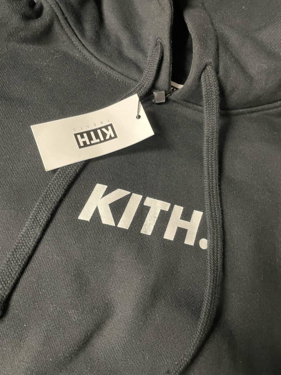 【新品未使用/KITH】ブラック パーカ [S(日本のMからL)] KITH TREATS HEAVY OZ　リラックス　ウェア　オフタイム 休日　ビジネス_画像2