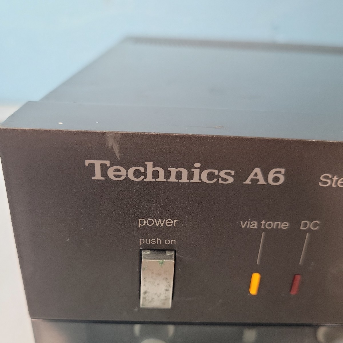 Technics STERO DC CONTROL AMPLIFIER SU-A6 現状品_画像3