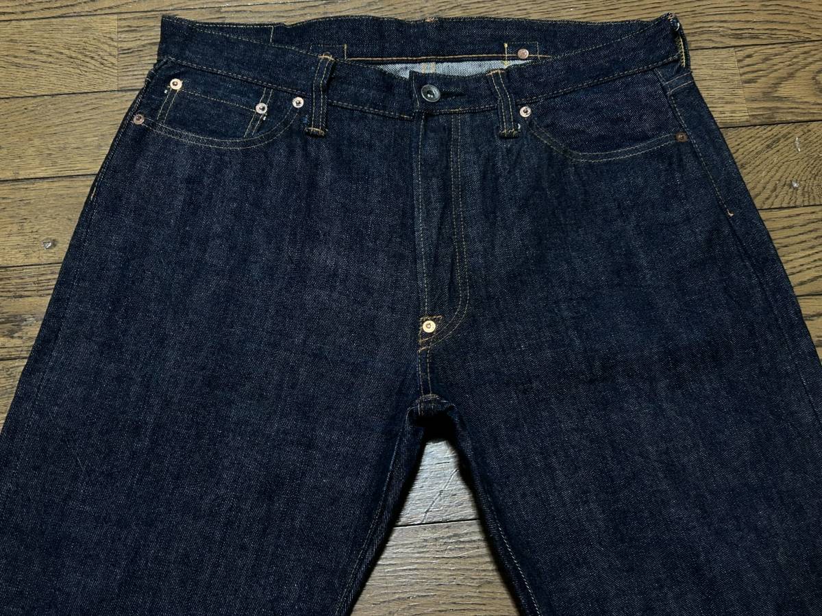 *SAMURAI Samurai jeans LOT #10-331 S526XXⅡsinchi back cell bichi Denim pants made in Japan dark blue large size 36 BJBC.AB