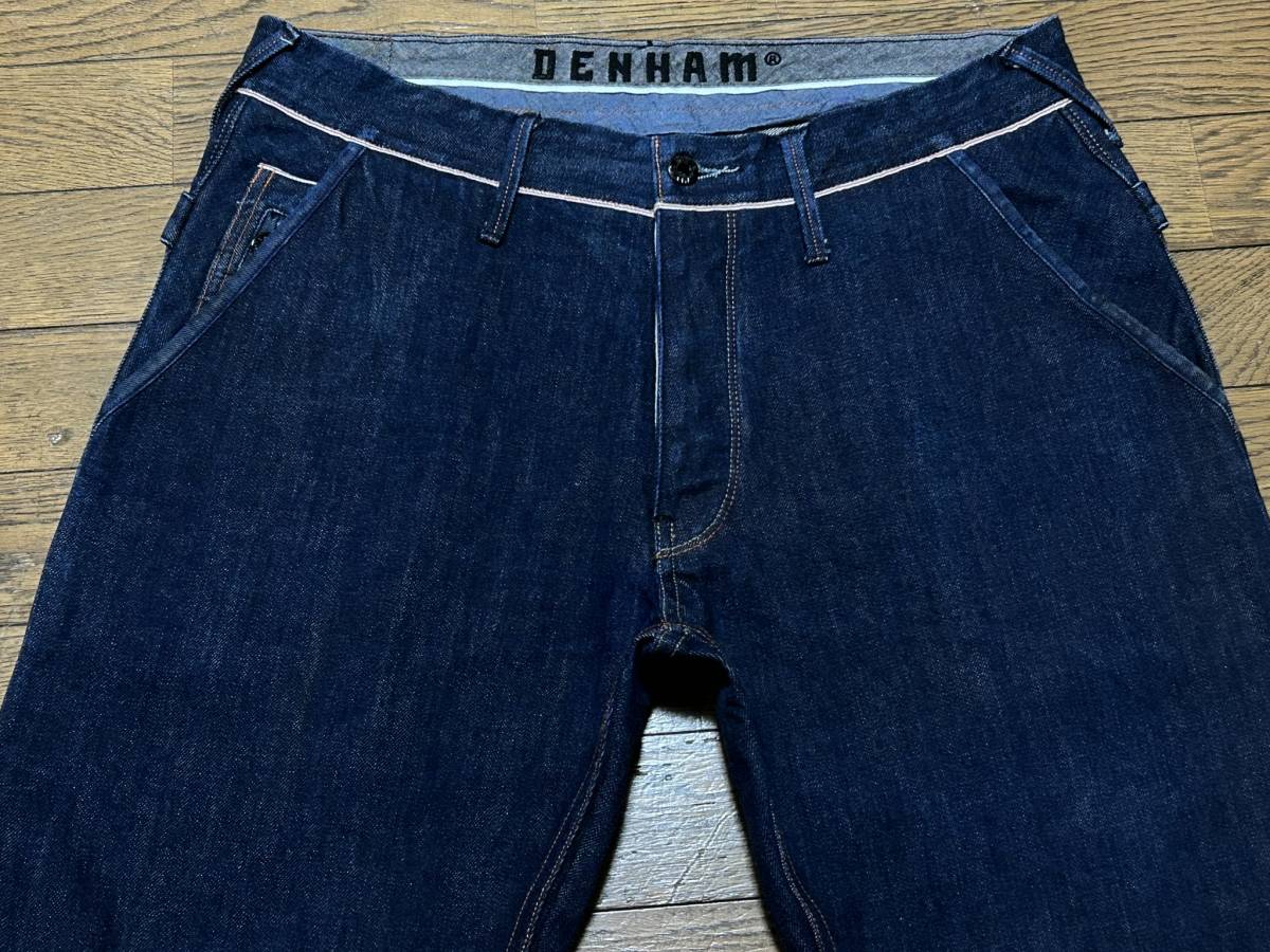 ※DENHAM デンハム TAPER DJS セルビッチ デニムパンツ 濃紺 32 　　　　　　　　　　　　　　 BJBC.AB_画像4