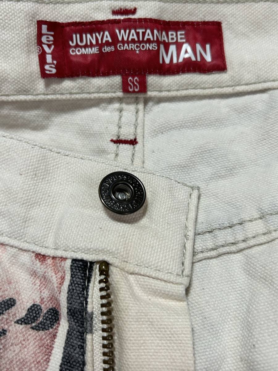 ※ JUNYA WATANABE MAN COMME des GARCONS Levi's ジュンヤワタナベコムデギャルソン リーバイス WA-P208 ハーフ ショートデニム SS BJBC.G_画像5