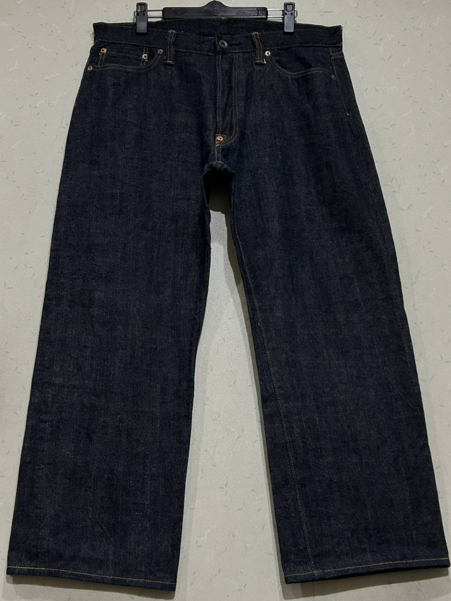 *SAMURAI Samurai jeans LOT #10-331 S526XXⅡsinchi back cell bichi Denim pants made in Japan dark blue large size 36 BJBC.AB