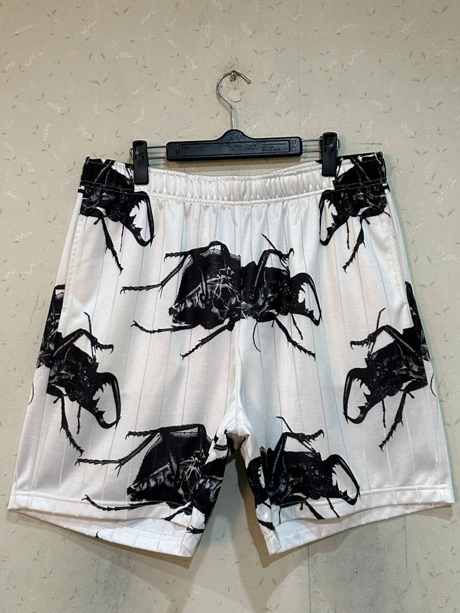 ※Supreme シュプリーム 21SS Beetle shorts ポリエステル ハーフショート パンツ ホワイト L 　　　 BJBC.AB