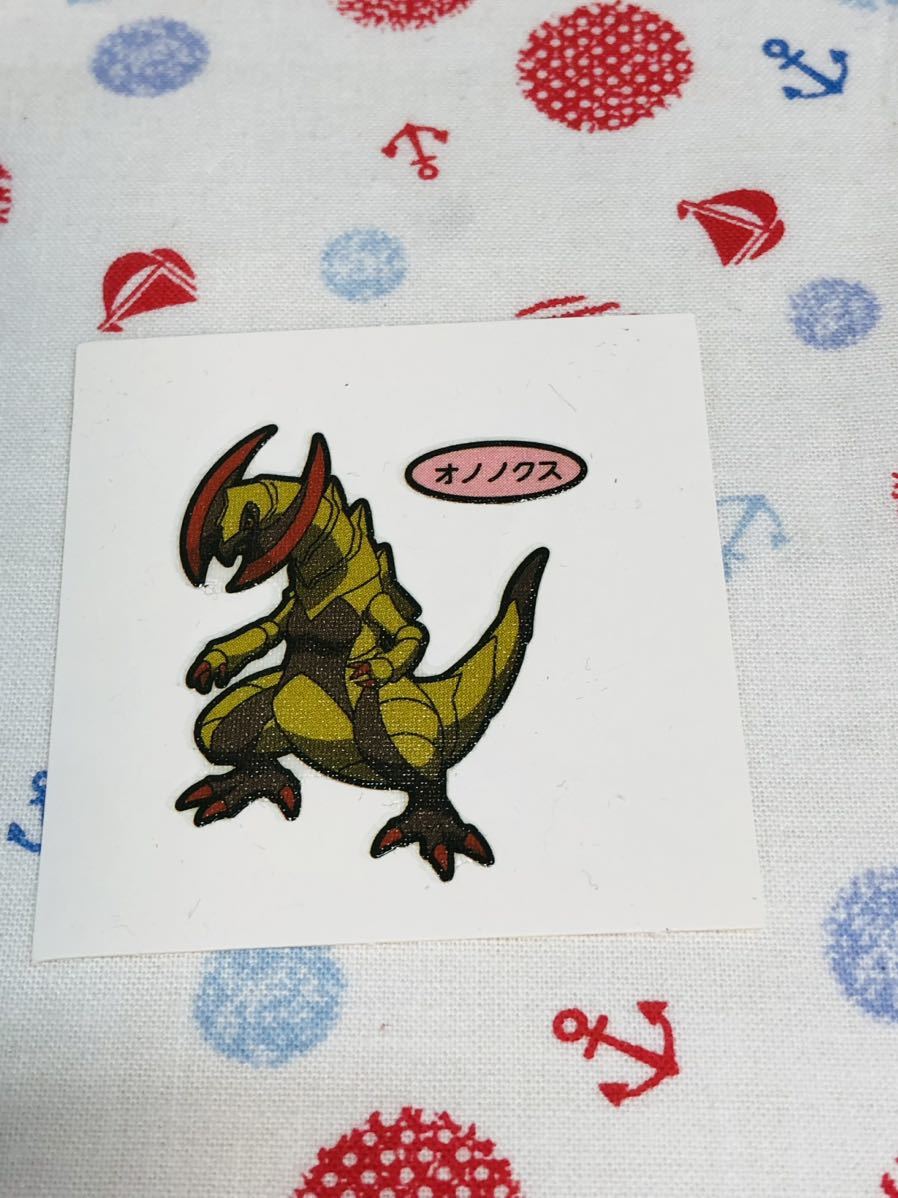 ポケモンパン デコキャラシール オノノクス_画像1