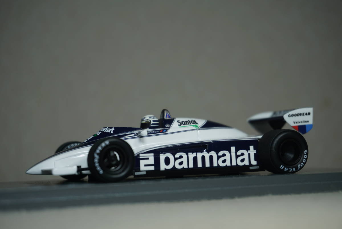 1/43 パトレーゼ スイス 5位 spark Brabham BT50 BMW #2 Patrese 1982 Swiss 5th Parmalat パルマラット