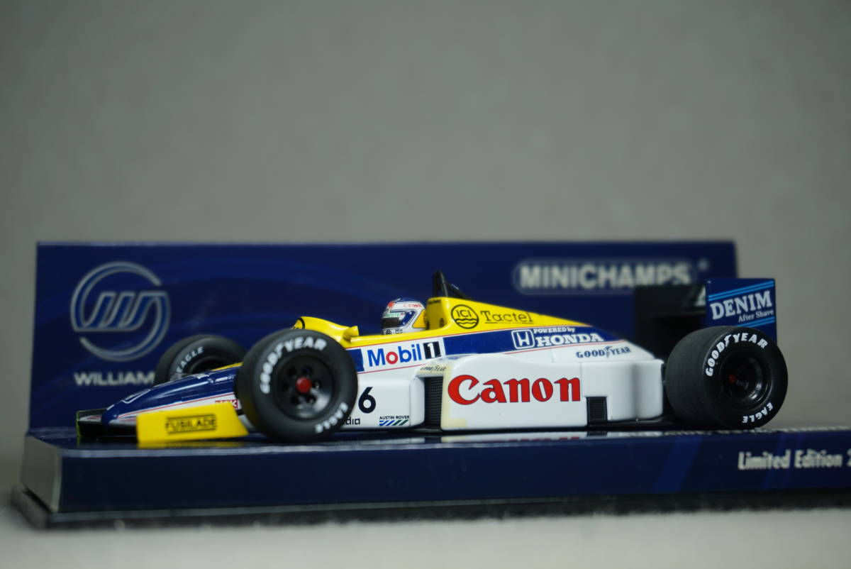 1/43 たばこ加工 ロズベルグ オーストラリア優勝 MINICHAMPS Williams FW10 B HONDA #6 Rosberg 1985 Australian ウィリアムズ ホンダ_画像1