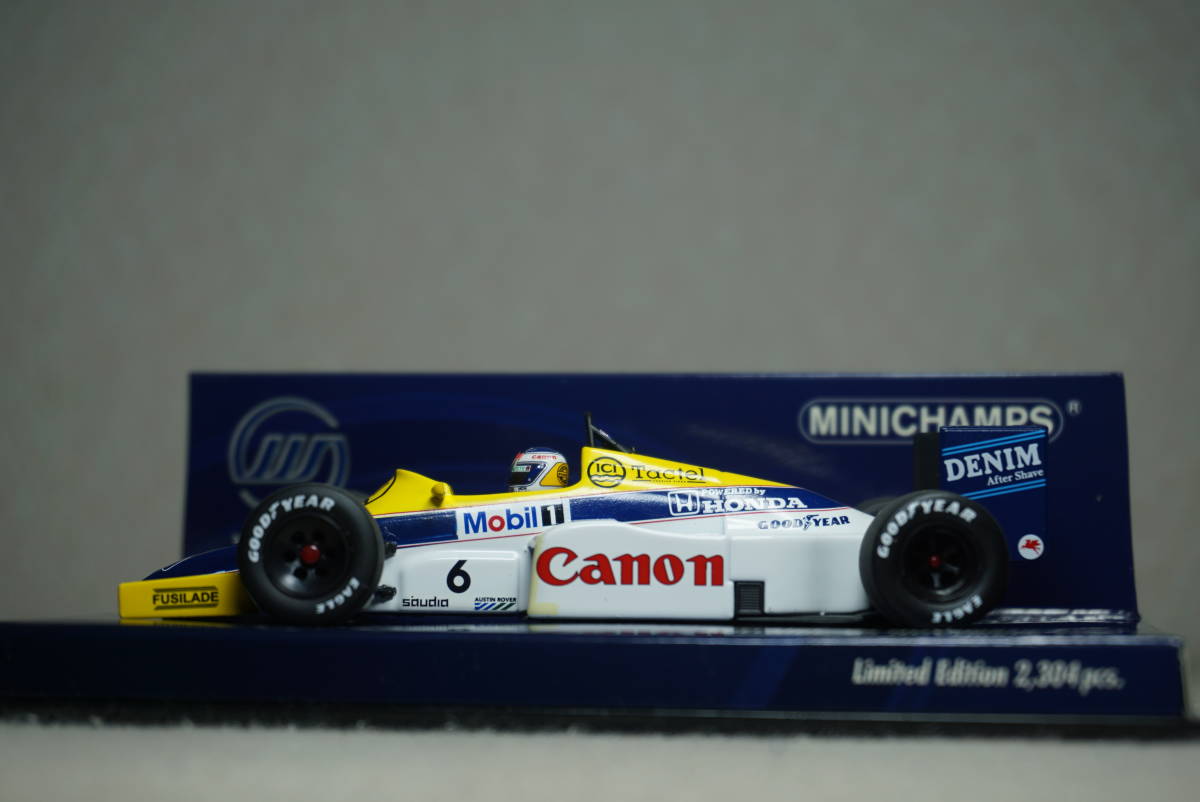 1/43 たばこ加工 ロズベルグ オーストラリア優勝 MINICHAMPS Williams FW10 B HONDA #6 Rosberg 1985 Australian ウィリアムズ ホンダ_画像3