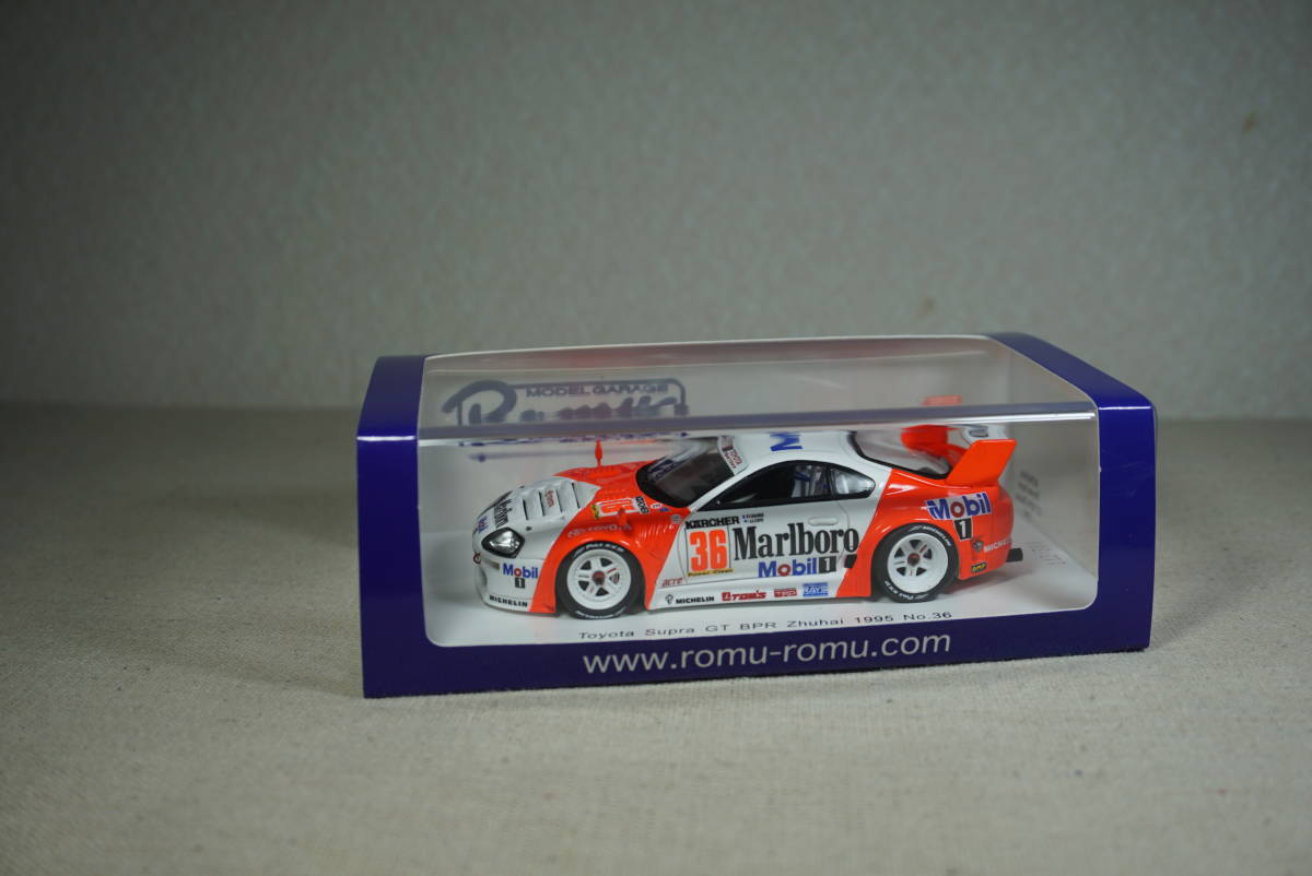 1/43 たばこデカール加工 BPR ズーハイ spark TOYOTA Supra GT LM #36