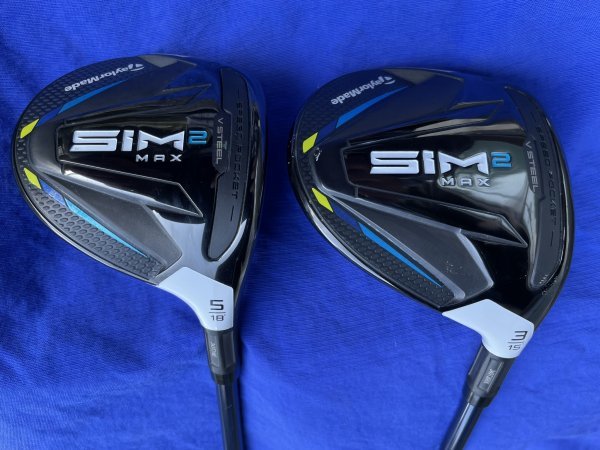 ☆中古美品☆SIM2 MAX(シム ツー マックス) #3(15°)・#5(18°) 2本セット 【VENTUS FW 6-S】_画像1