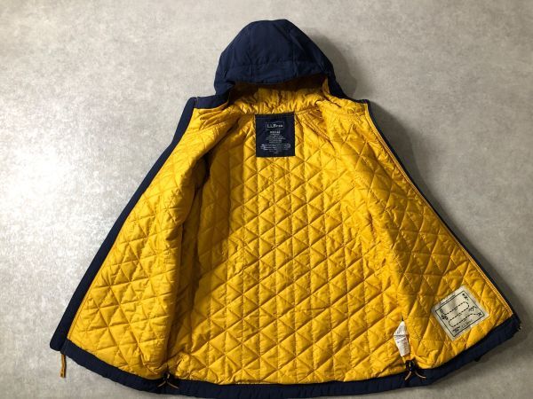 L.L.Bean●130cm-140cm●中綿ナイロン フード ジャケット ブルゾン●アウトドア キャンプ●LLビーン●キッズ子供服_画像3