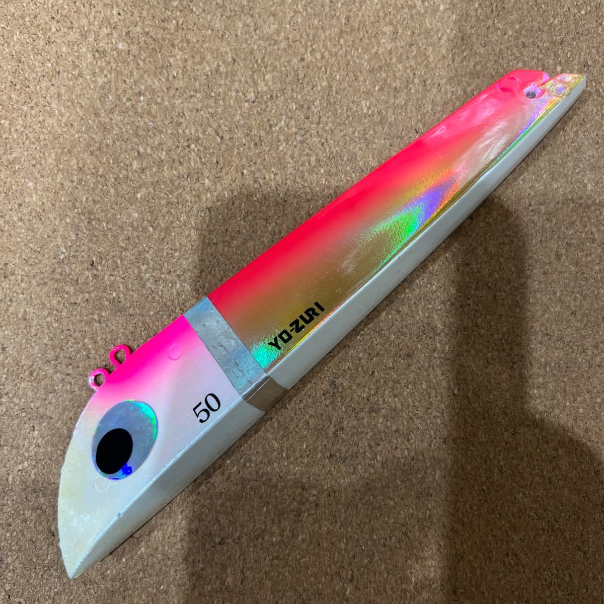 H-4 ヨーヅリ(YO-ZURI) 目玉バケ 50号 三角バケ 実測193g 青物 H-4 ヨーヅリ(YO-ZURI) 目玉バケ 50号 三角バケ 実測193g 青物