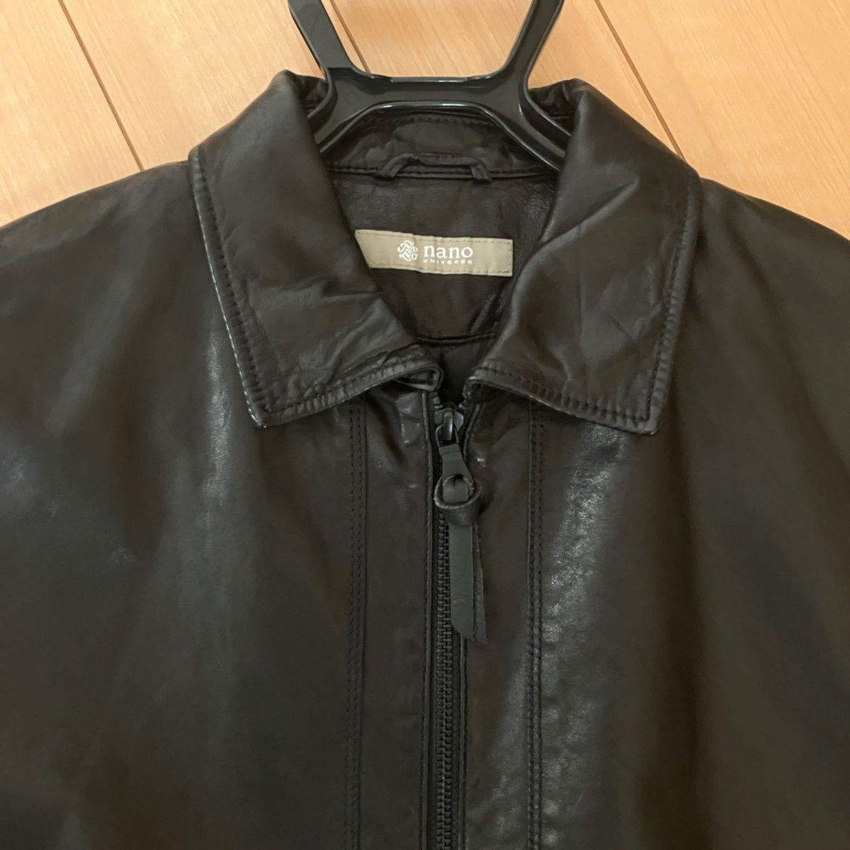 ナノユニバース　 ライダースジャケット　Sサイズ　新品 ラム　定価約4万円