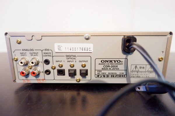 31 ONKYO CDR-205X CDレコーダー ジャンク品_画像6