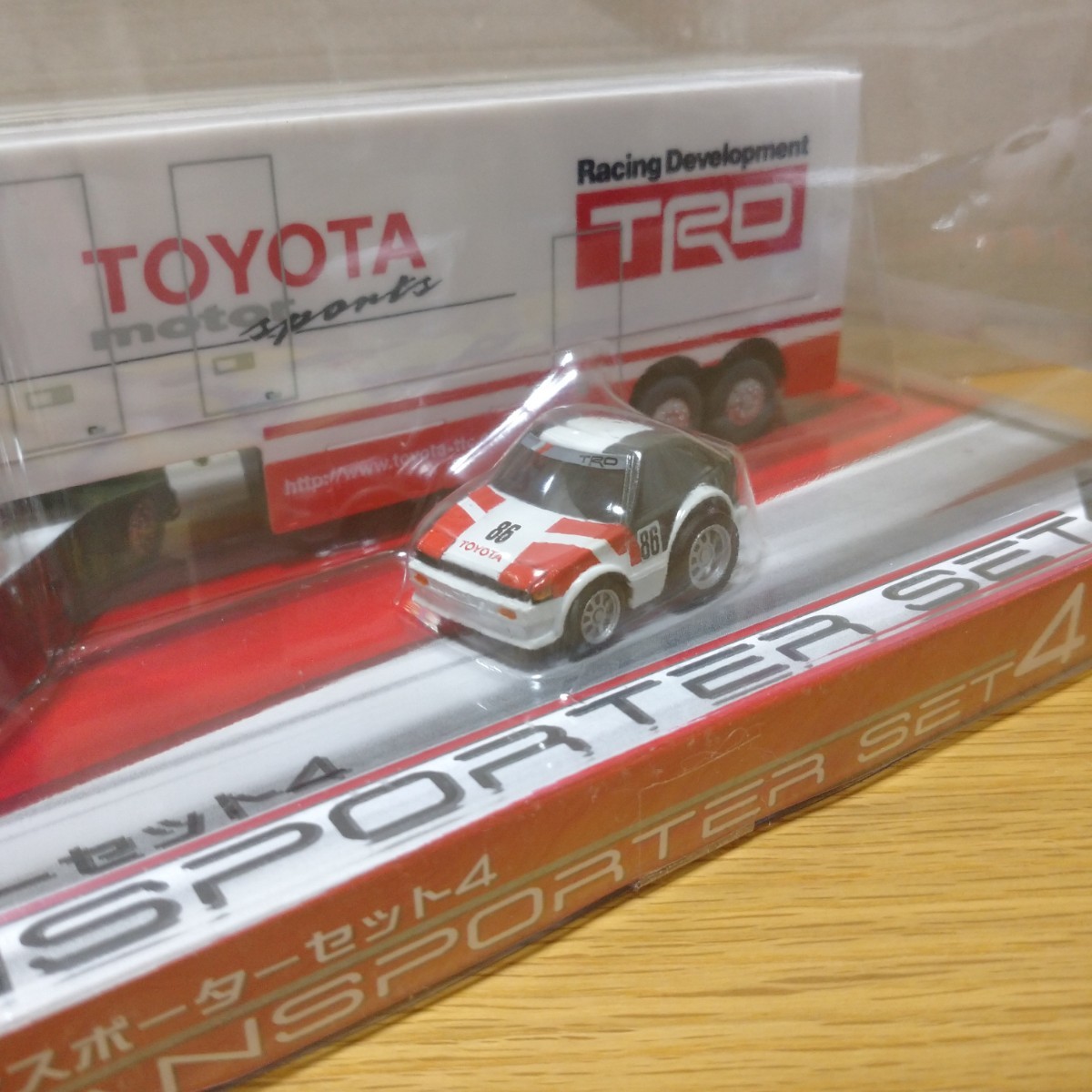 TOYOTA Toyota TRO AE86 86 Transporter комплект Transporter Choro Q коллекция прицеп миникар TAKARA TOMY collection