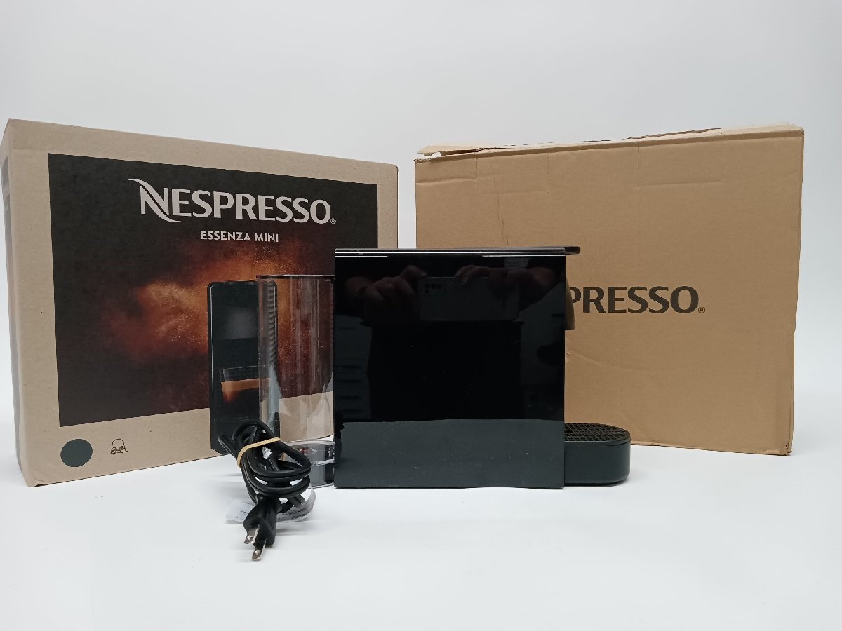 Nespresso ネスプレッソ カプセル欠品 C30 エッセンサミニ ピアノブラック C30-BK-W 水タンク容量0.6L コンパクト 軽量 R2311-373