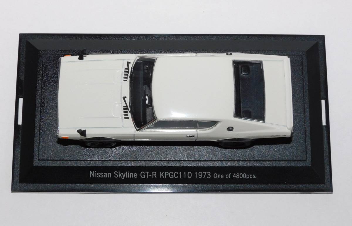 ⑧ EBRRO エブロ 1/43 日産 スカイライン GT-R KPGC110 1973（白 ホワイト）Nissan Skyline ケンメリ ミニカー_画像2