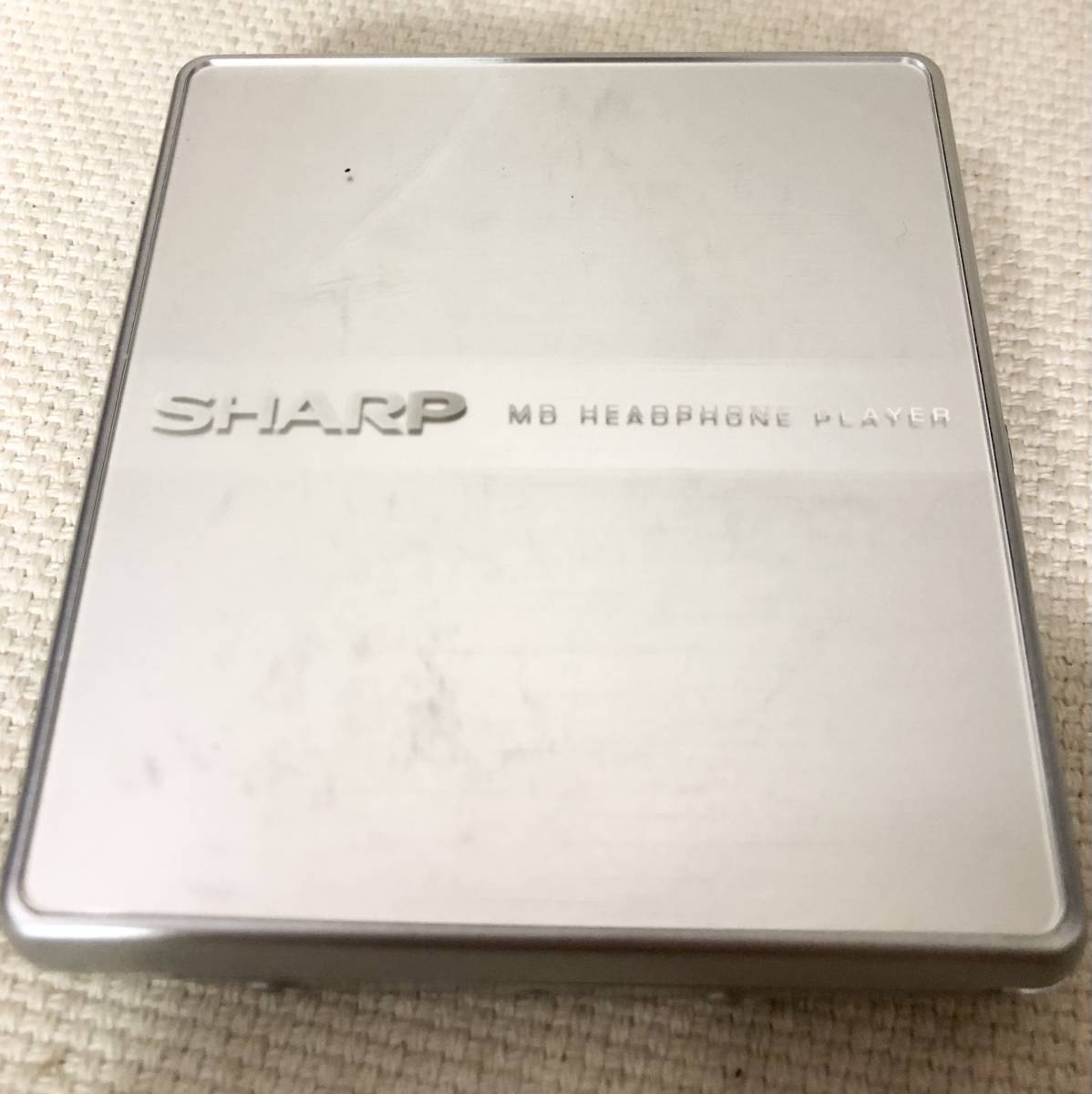 ☆ジャンク、リモコン付き☆SHARP MD-ST600-S ポータブルMDプレーヤー _画像2