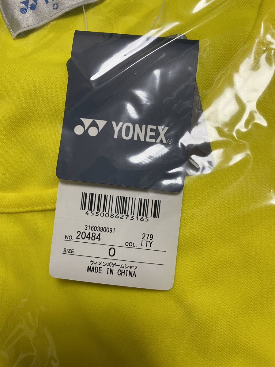新品　YONEX ヨネックス　テニスウェア バドミントン　レディース　20484 半袖 ゲームシャツ　Oサイズ_画像4
