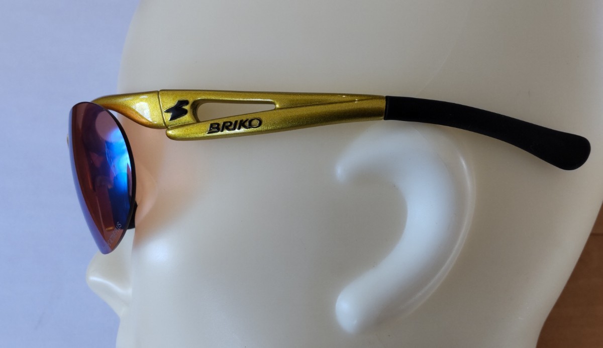 Made in Italy BRIKO Briko SPRINTER Sprinter 1J. sunglasses Gold frame 