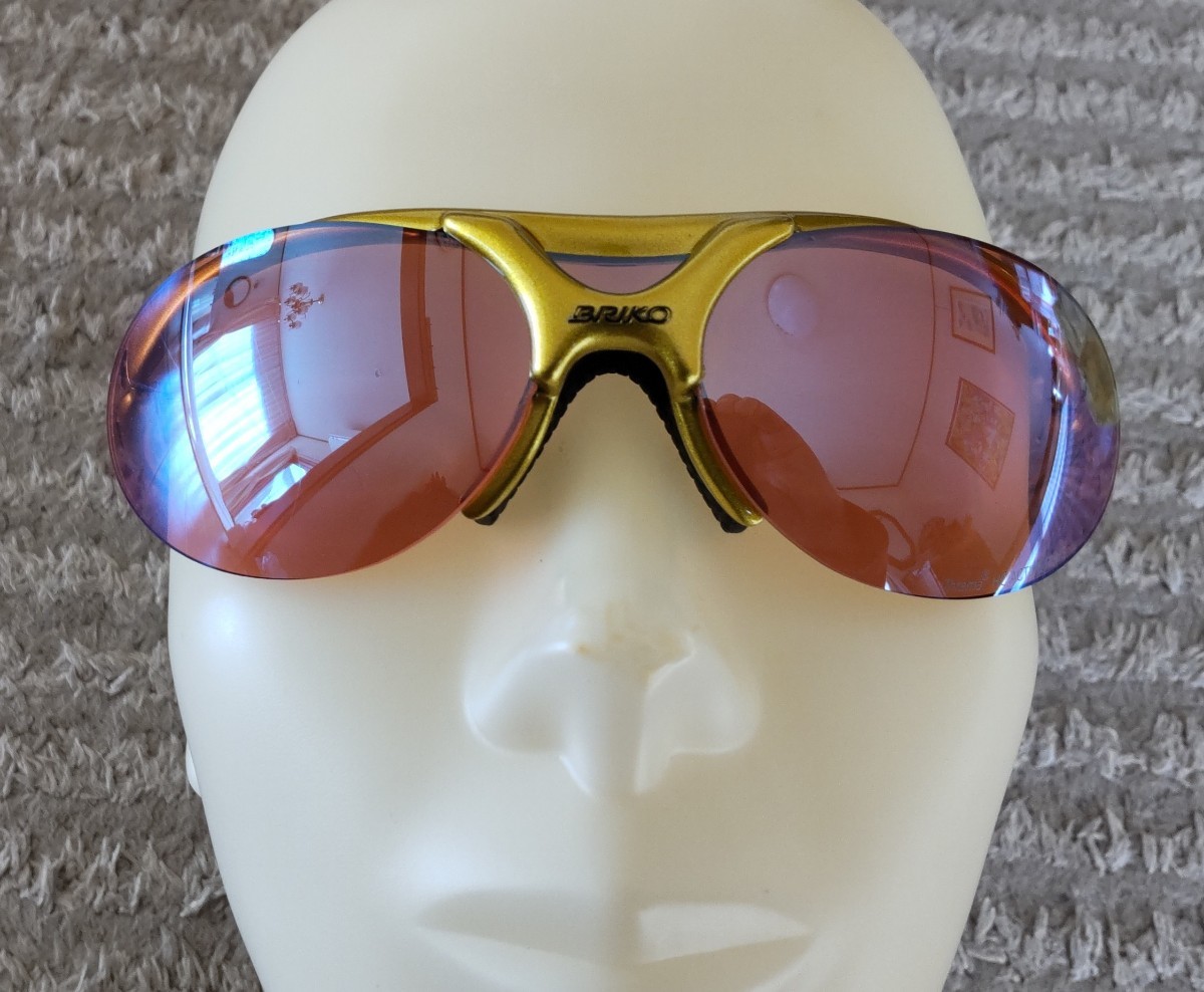 Made in Italy BRIKO Briko SPRINTER Sprinter 1J. sunglasses Gold frame 