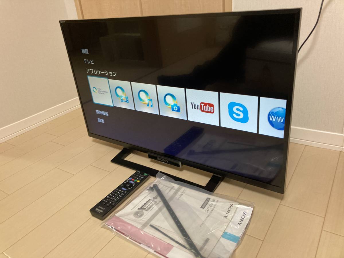 ソニー 32インチ 薄型　液晶テレビ ブラビア KDL-32W500A ハイビジョン 外付けUSB HDD録画対応 2015年モデル 無線LAN内蔵 SONY_画像1