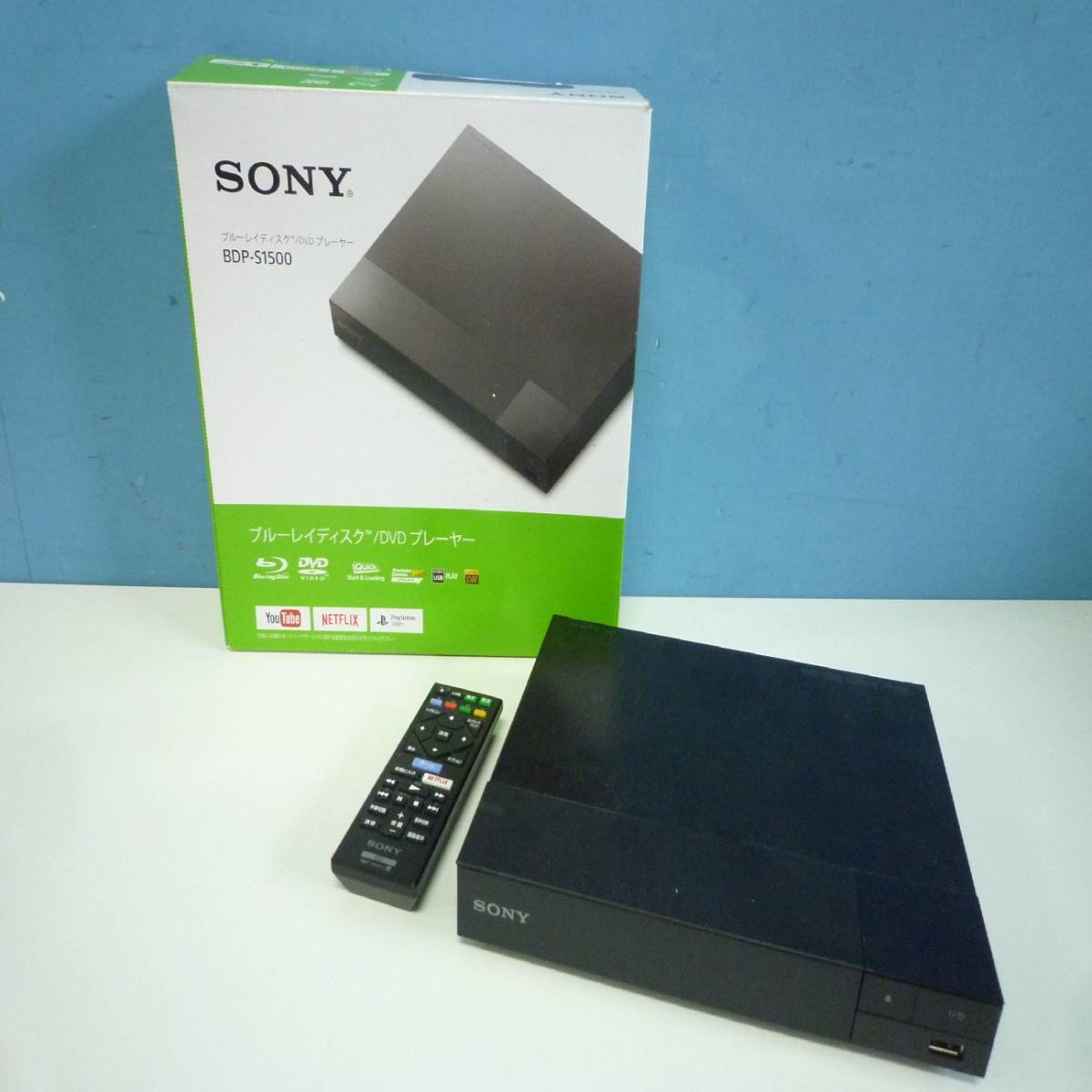 SONY Blu-ray DVDプレーヤー BDP-S1500 BLACK 美品 - 映像機器