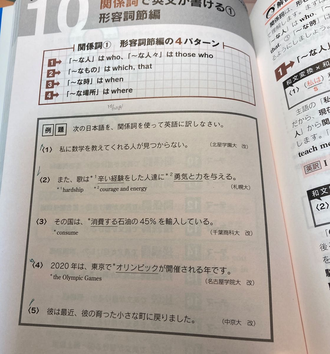 肘井学の作文のための英文法が面白いほどわかる本　大学入試 （大学入試） 肘井学／著