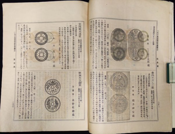 S119 戦前 明治33年 歴史 古銭資料【大日本貨幣研究会雑誌・2～7号 10～13号 まとめ10点／日本貨幣 支那貨幣 朝鮮國貨幣・解説など 】_画像7