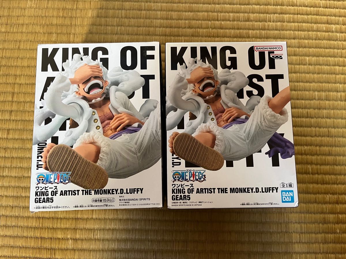 ワンピース KING OF ARTIST THE LUFFY GEAR5 モンキー・D・ルフィ ギア5 ニカ フィギュア2個セット