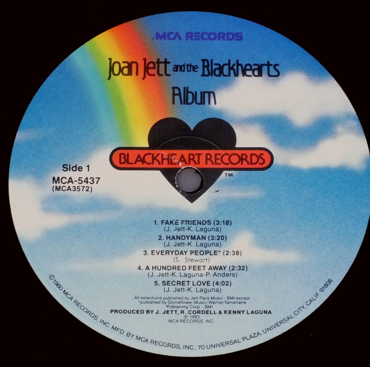 ★米LP JOAN JETT AND THE BLACKHEARTS/JOAN JETT AND THE BLACKHEARTS ( GATEFOLD )★_画像4