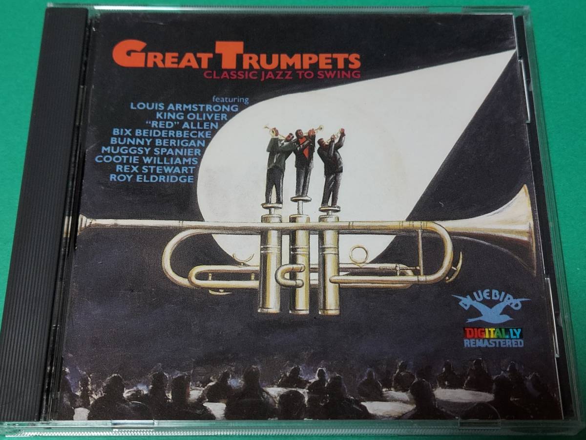 P [ foreign record ] GREAT TRUMPETS / CLASSIC JAZZ TO SWING used postage 4 sheets till 185 jpy 