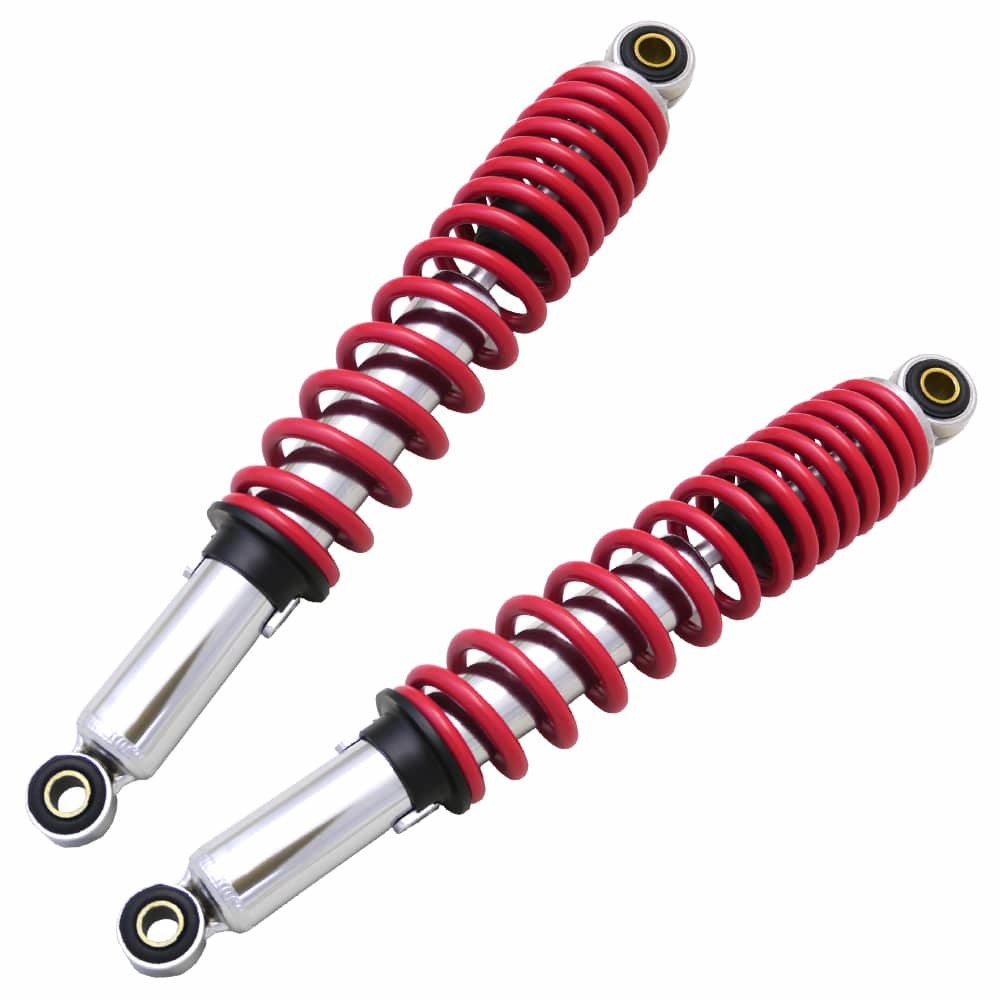 ホンダ スーパーカブ 50 110 JA10 AA04 JA44 AA09 JA59用 RED リアサスペンション 2本セット 345mm 赤 レッド リアショック アブソーバー_画像5