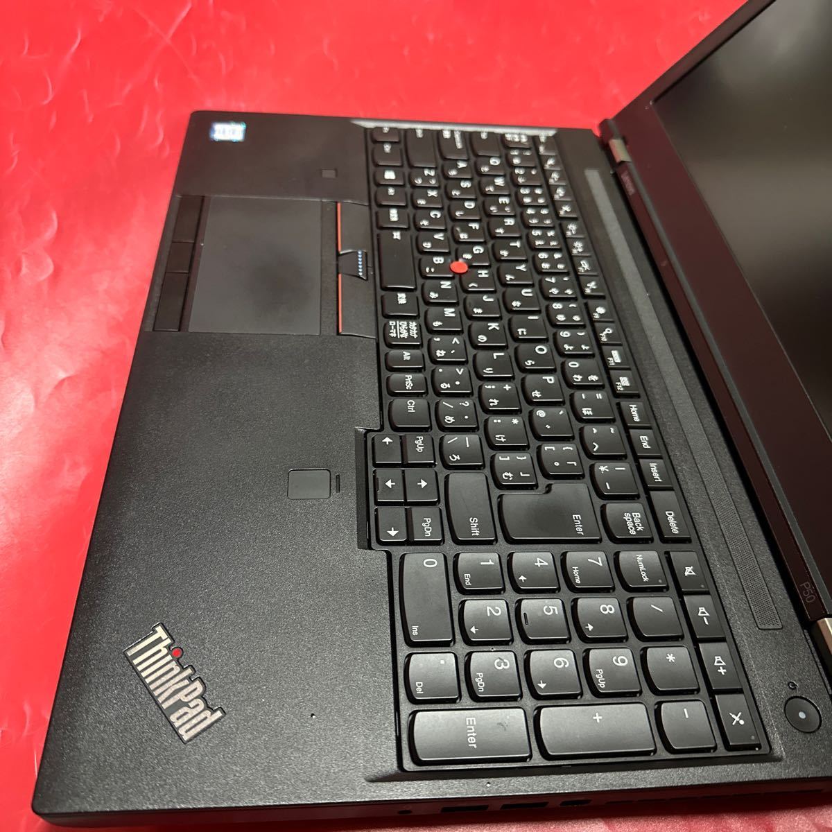 難あり モバイルワークステーション Lenovo ThinkPad P50 20EQS4T300 Core i7-6700HQ/メモリ16GB/HDD500GB? SK2312-K4_画像9