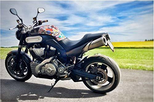 【人気商品】(100-7) ヘルメットなど適用 バイク スーツケース 防水シール 100枚ステッカーセットの画像3