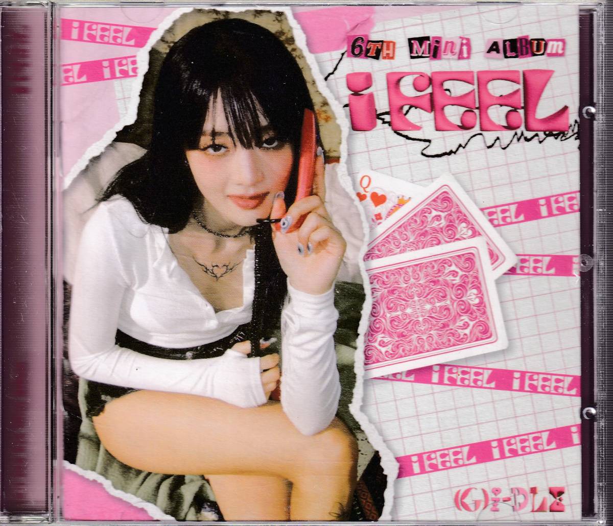 ジー・アイドゥル (G)I-DLE - 6th Mini Album - I FEEL - JEWEL CASE★(ミンニ)_画像1