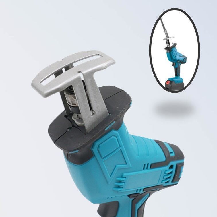 レシプロソー マキタ互換 makita 充電式 マキタ 互換 電動ノコギリ セーバーソー 木材 金属 塩ビ 切断 コードレス ジグソー 多目的 互換_画像4