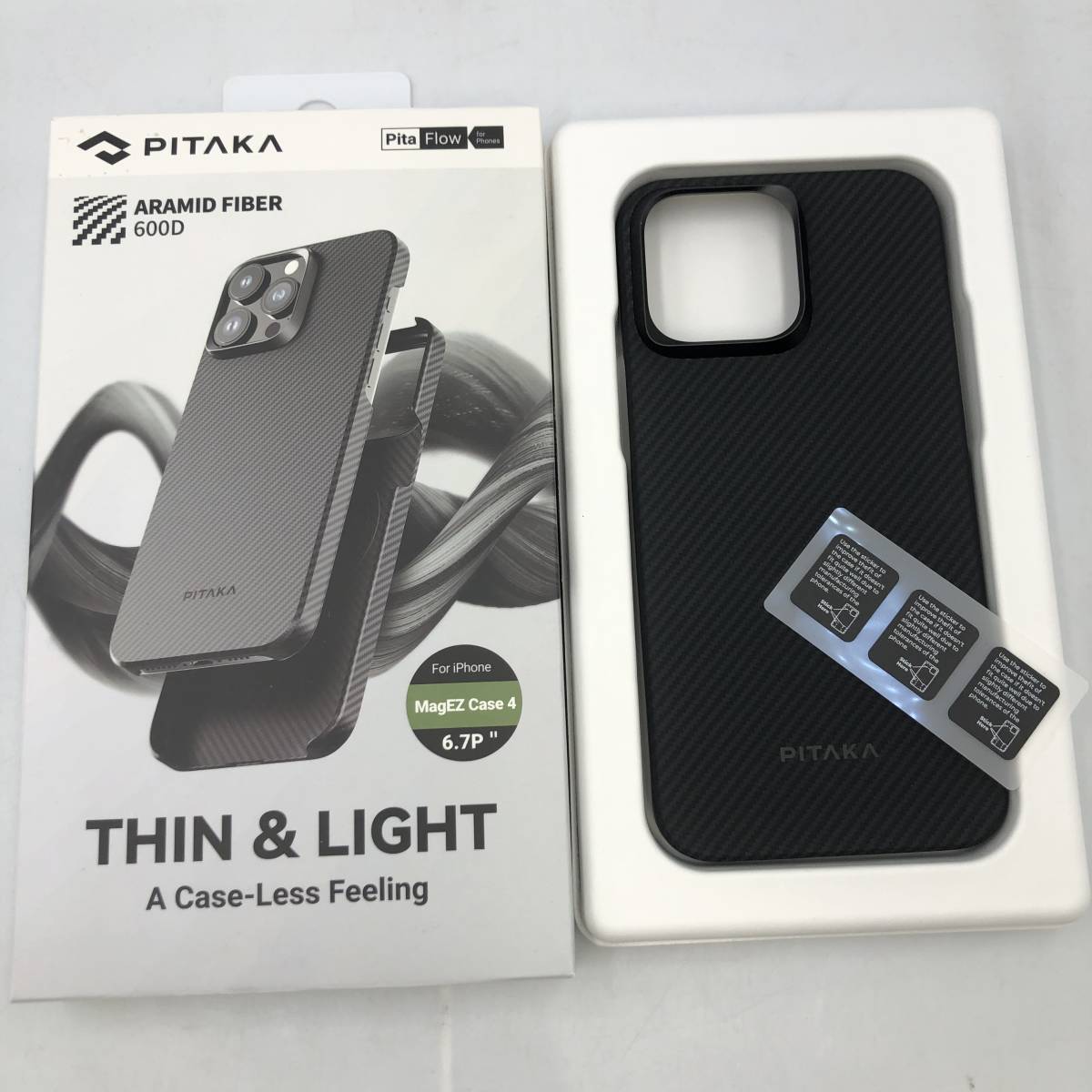 【美品】PITAKA iPhone 15 Pro Max 用 ケース/Y13160-X2_画像2