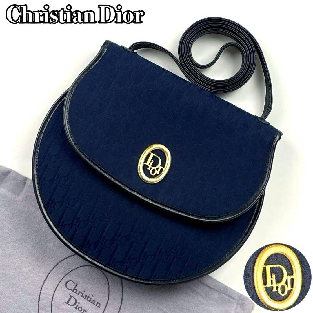 極美品】Christian Dior ディオール ショルダーバッグ トロッター 総柄