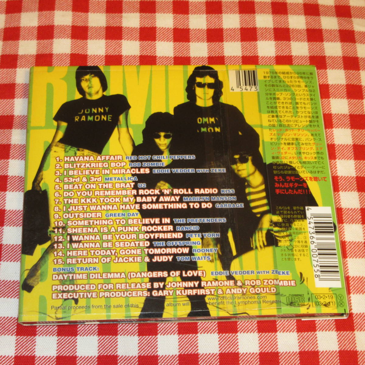 lamo-nz* Tribute { записано в Японии CD}* красный * hot * Chile * перец z/ Metallica /U2/ зеленый *tei/pli тонн da-z/ Tom * way tsu