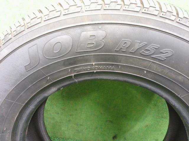 中古タイヤ　ヨコハマ　JOB RY52　185R14/8PR　2本セット　※個人宅配送不可※_画像3