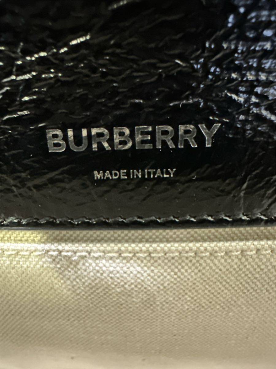 【美品】Burberry バーバリー　ショルダーバッグ 肩掛け　ブラック 管理番号T5_画像5