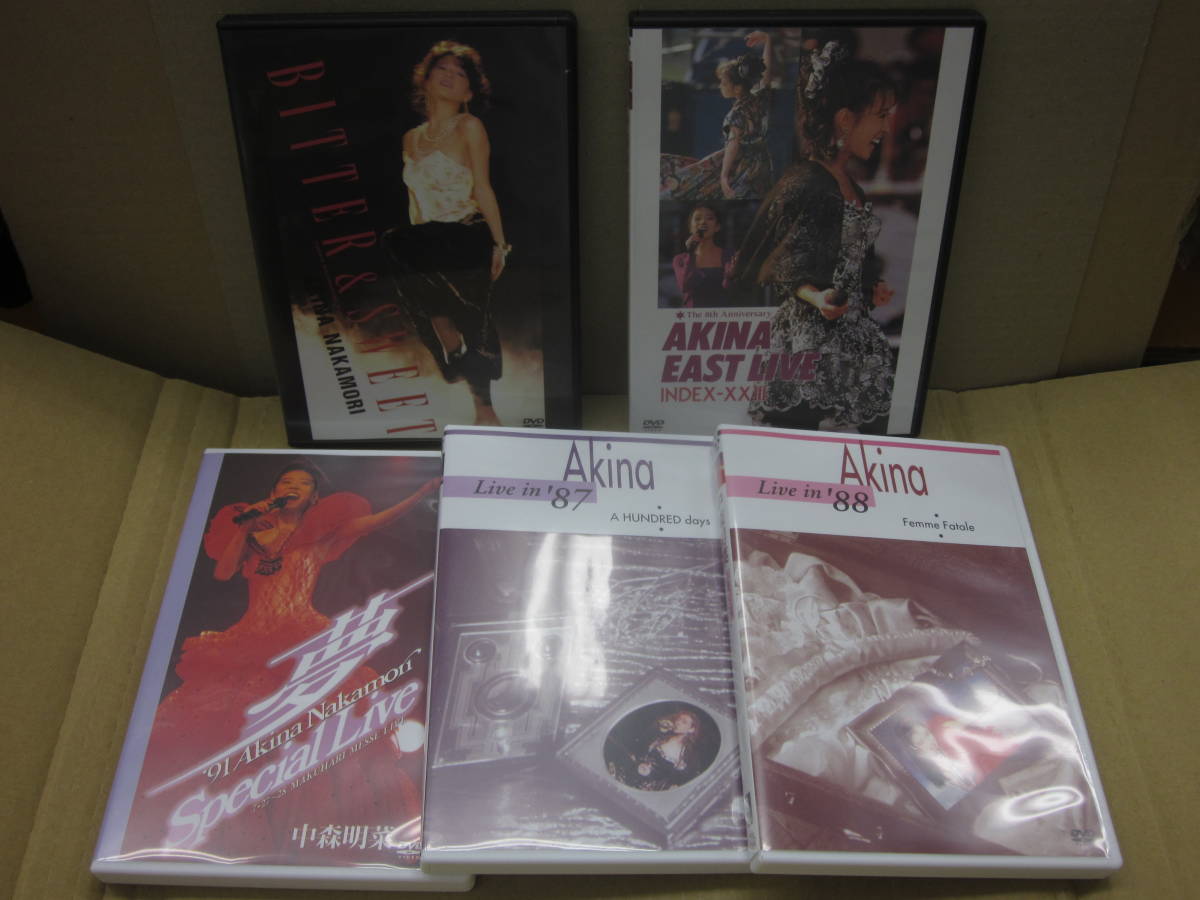 5DVD/国内盤　WPBL-90090~94/中森明菜 5.1 オーディオリマスター DVDコレクションセット_画像4