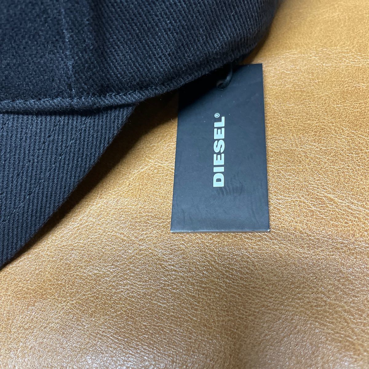 DIESEL ディーゼル キャップ 帽子 キャップ ベースボールキャップ ブラック 黒 未使用 CAP ロゴ_画像3