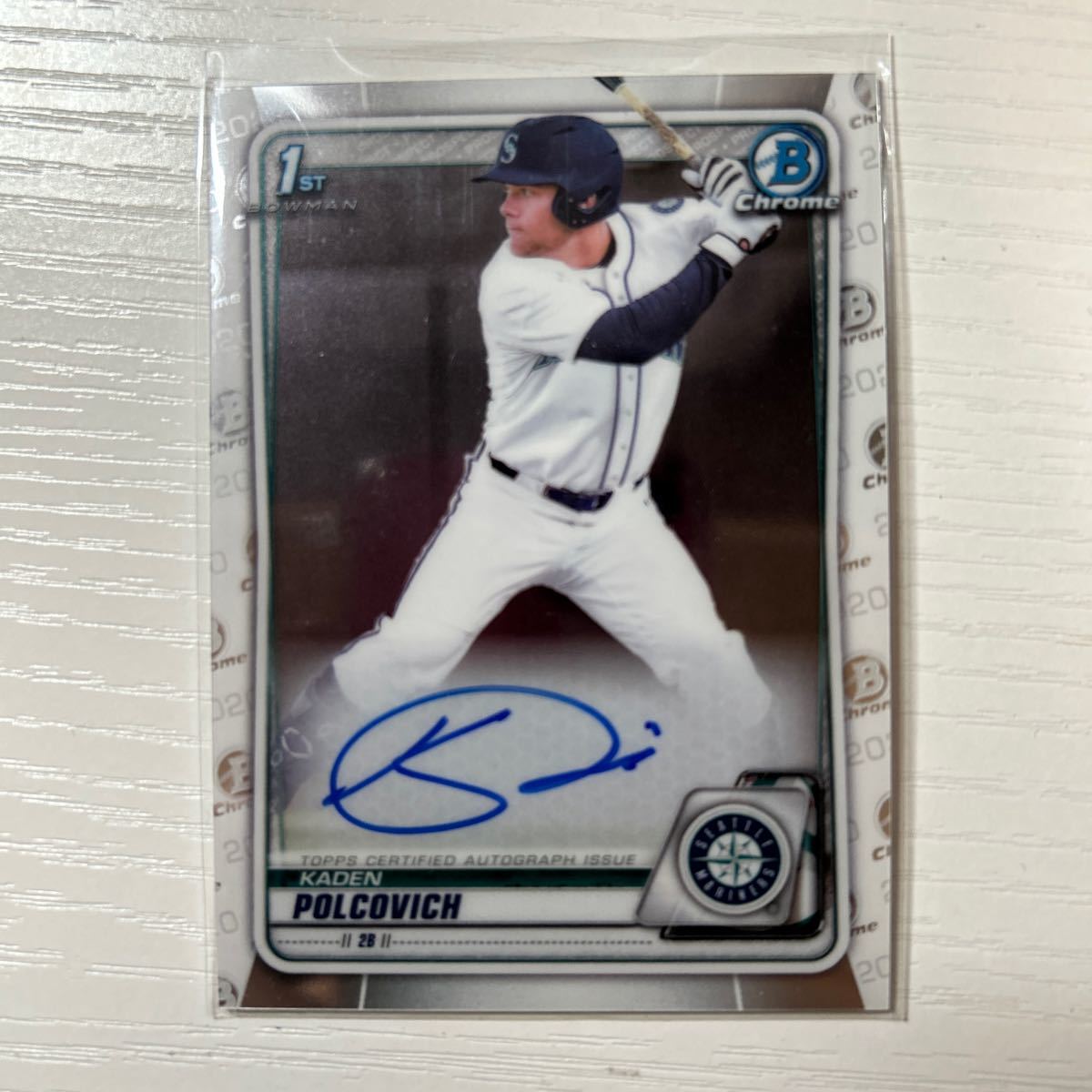 2020 Bowman Draft Kaden Polcovich chrome auto_画像1