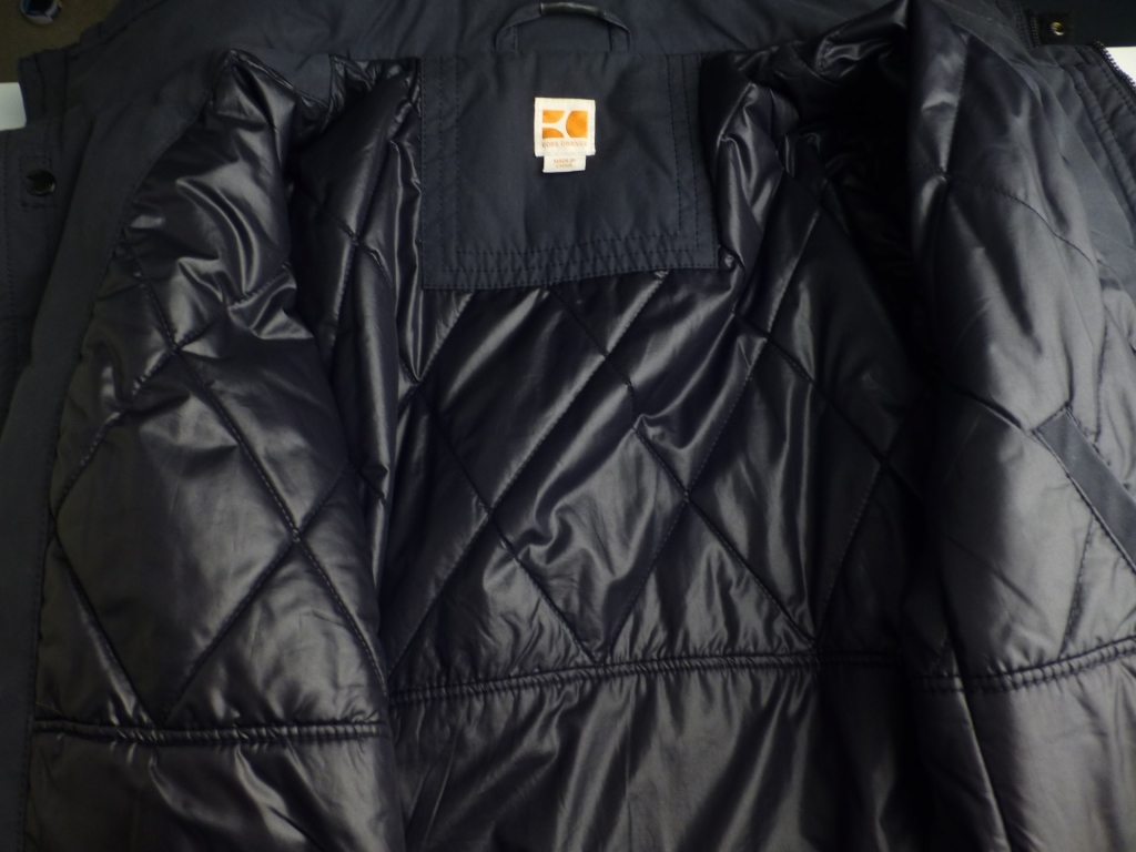 ◆HUGO BOSS フィールドコート 黒 50R 美品 ジャケット ボスオレンジ ORANGE ヒューゴボス_画像8