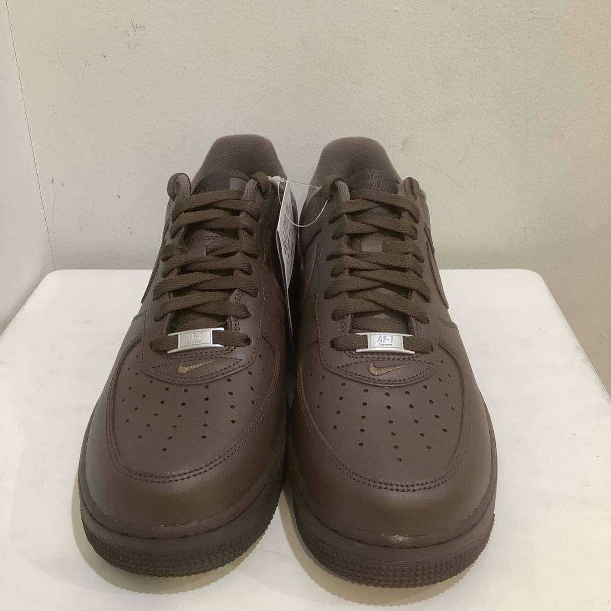 Supreme シュプリーム ×NIKE AIR FORCE1 ナイキ エアフォース スニーカー ブラウン 28cm 641048_画像2