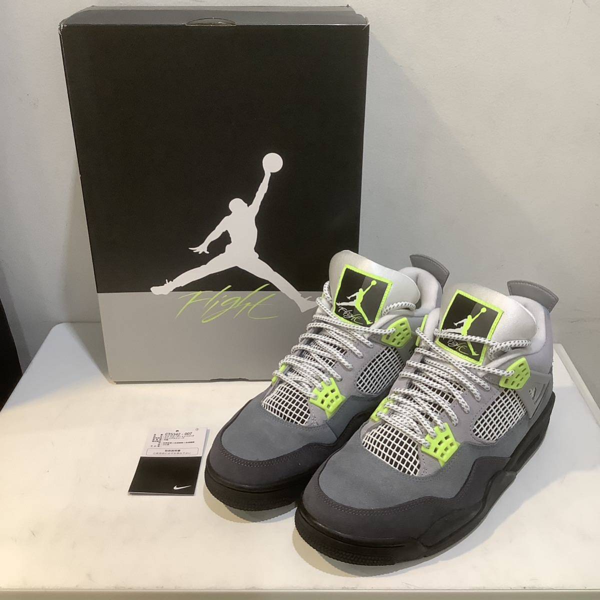 NIKE ナイキ AIR JORDAN 4 RETRO LE エアジョーダン4 レトロ LE neon ネオン CT5342-007 サイズ29.5cm 642202